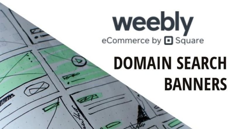 Announcing New Weebly Domain Search Banners