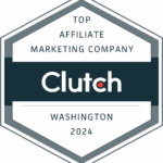 Top Affiliate Marketing Company in Washington Award - Clutch.co 2024
